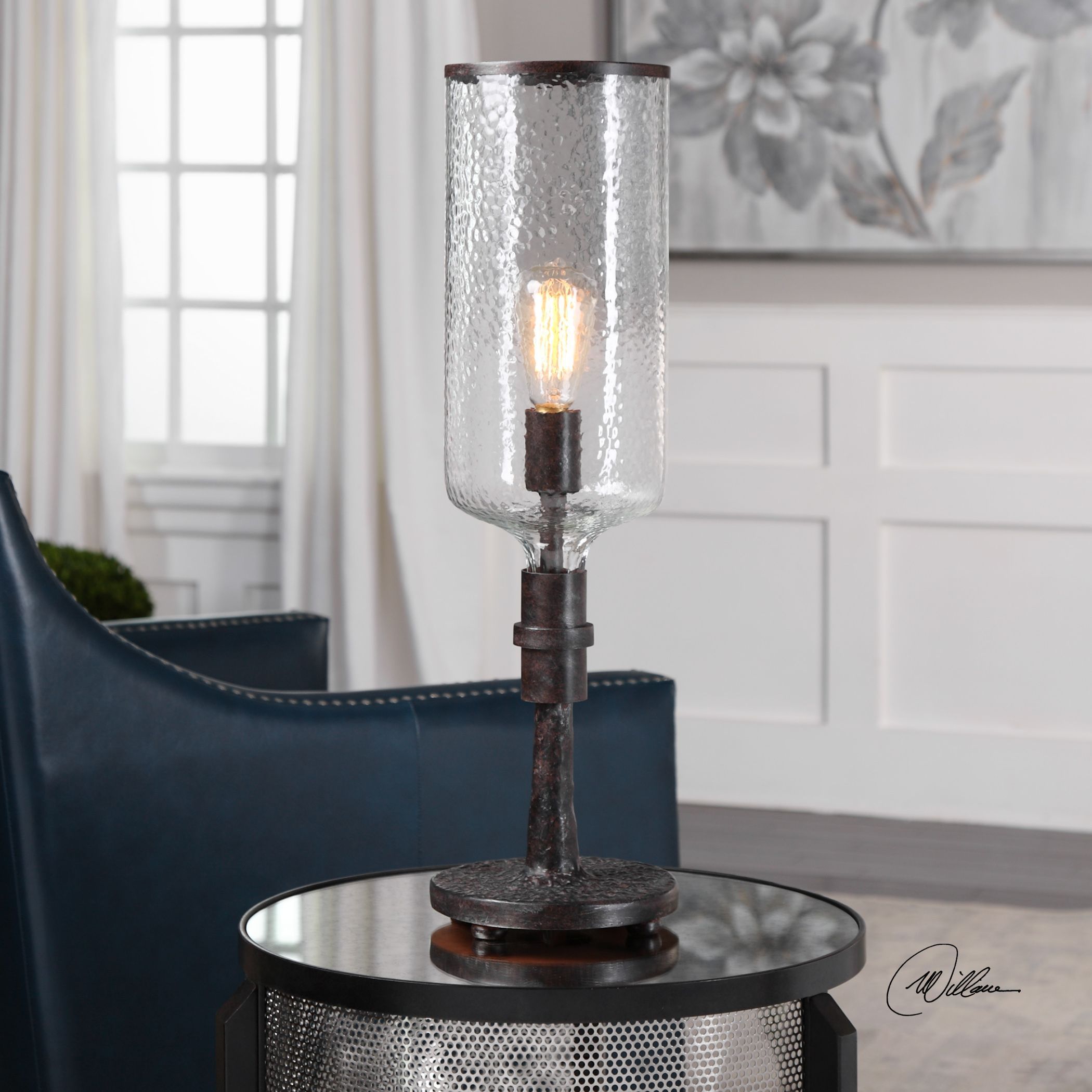 Uttermost Hadley Old Industrial Accent Lamp - Mycitystee