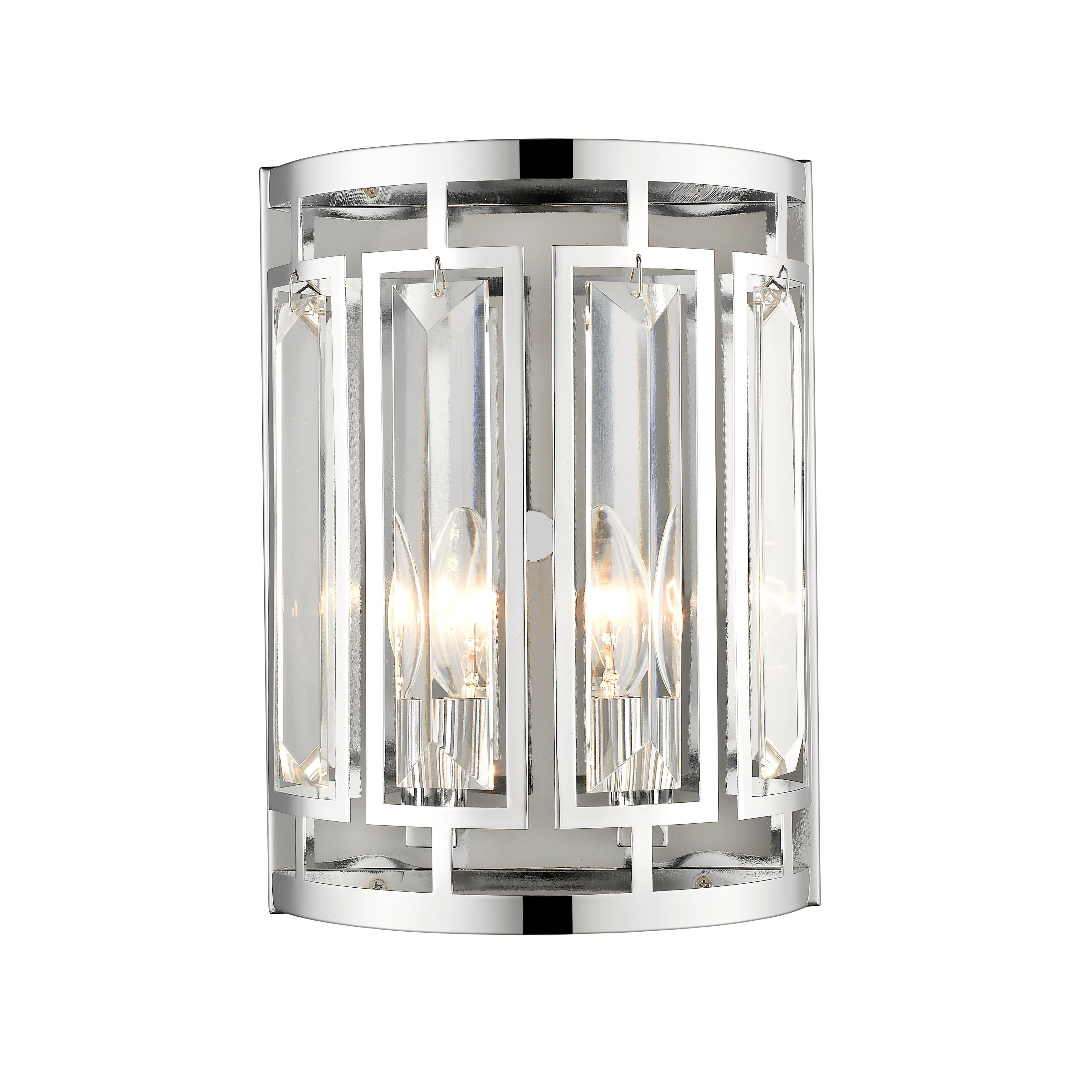 Avery Home Lighting Mersesse Chrome 2-light Wall Sconce - Mycitystee