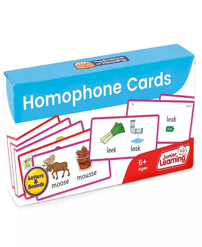 Junior Learning Homophone Flashcards - Mycitystee