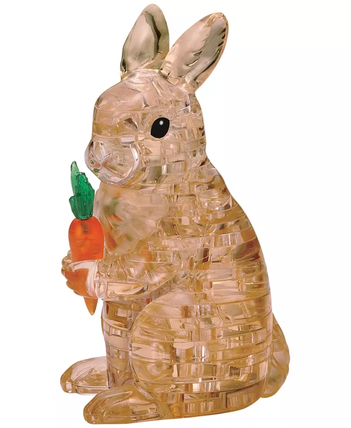 BePuzzled 3D Crystal Puzzle-Rabbit - 43 Pcs - Mycitystee