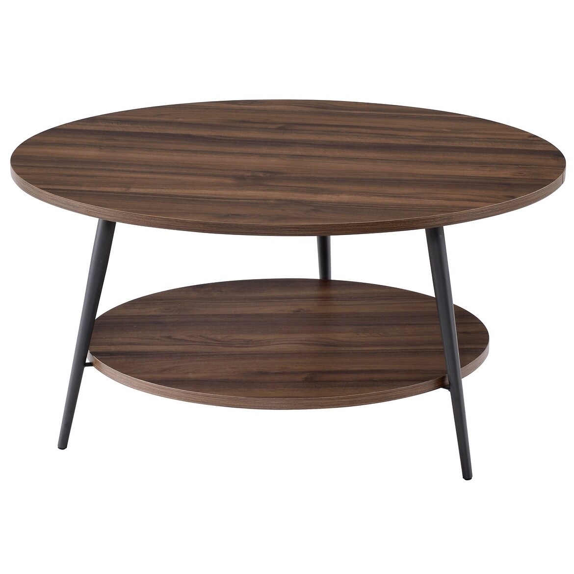 Carson Carrington Batkroken Round 2-tier Coffee Table - Mycitystee