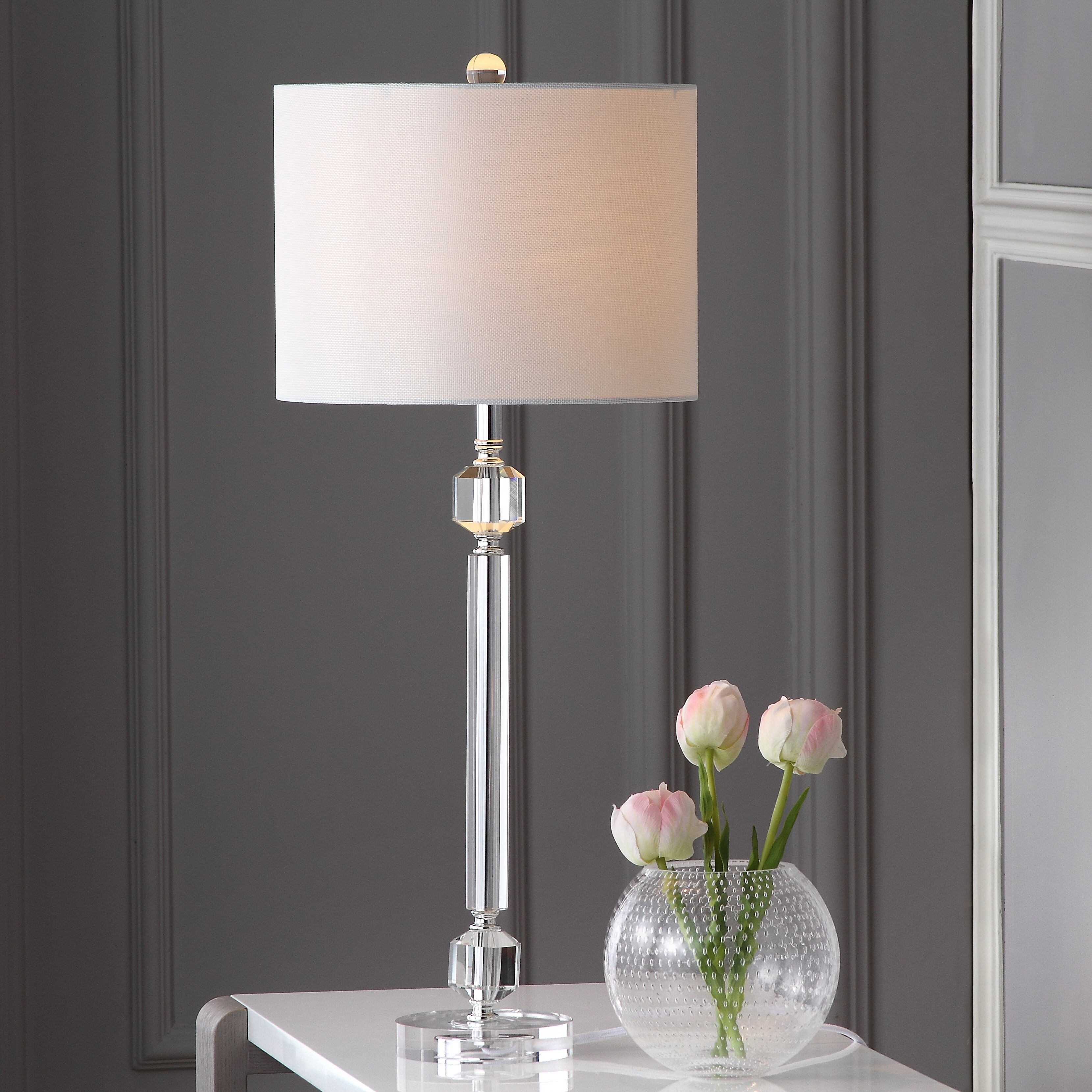 SAFAVIEH Lighting 26-inch Cosna Crystal Table Lamp (Set of 2) - 12