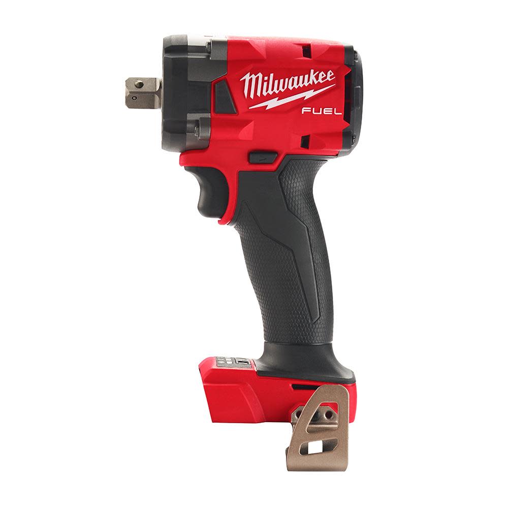 Milwaukee M18 FUEL 1/2 Compact Impact Wrench with Pin Detent 2855P-20 from Milwaukee - Mycitystee