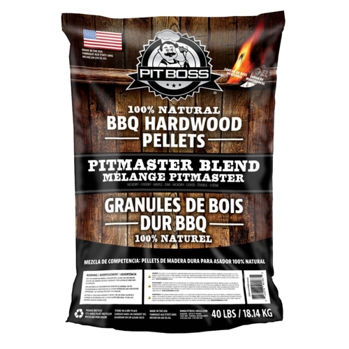 Pit Boss PBPLT534040183 Pitmaster Blend Pellet， Hardwood， 40 lb - Mycitystee