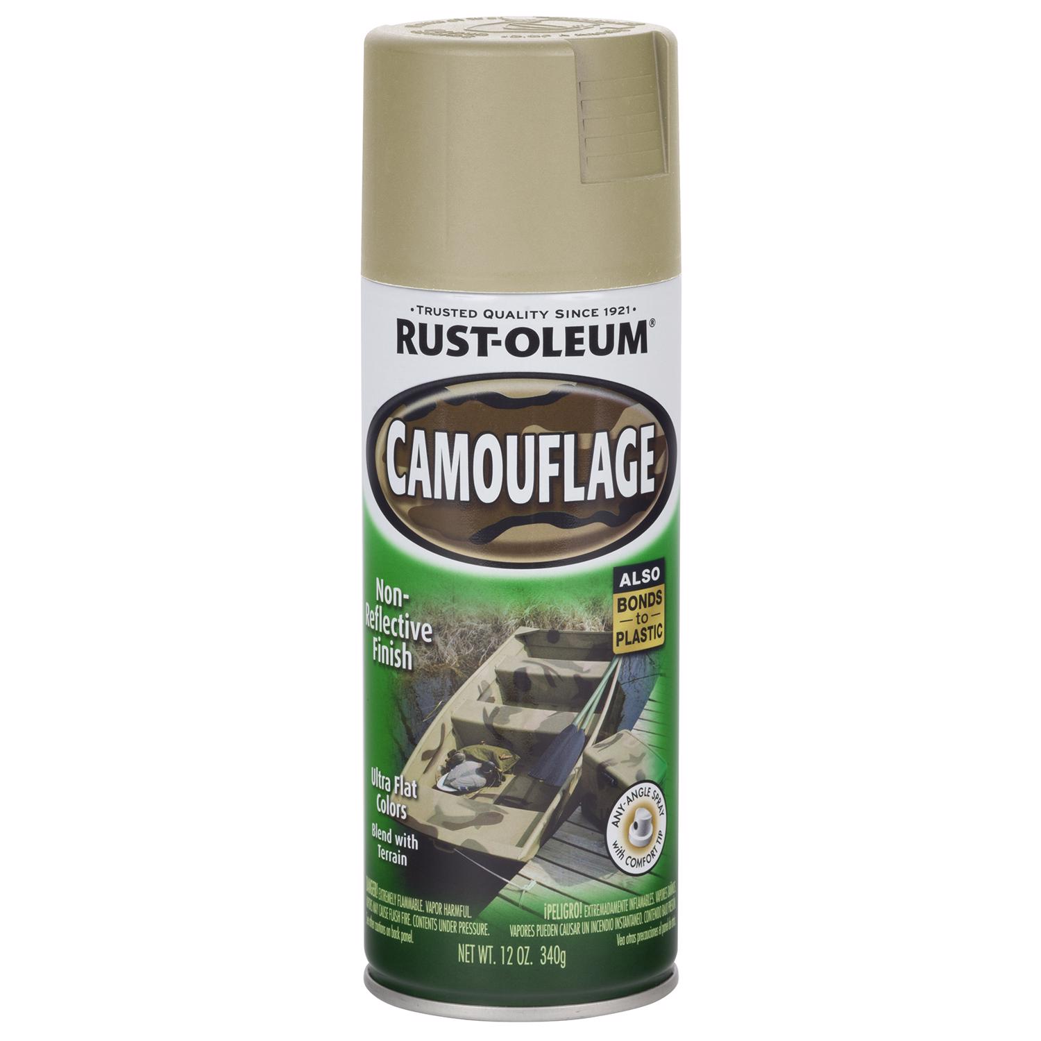 Rust-Oleum Specialty Ultra Flat Sand Camouflage Spray Paint 12 oz - Mycitystee