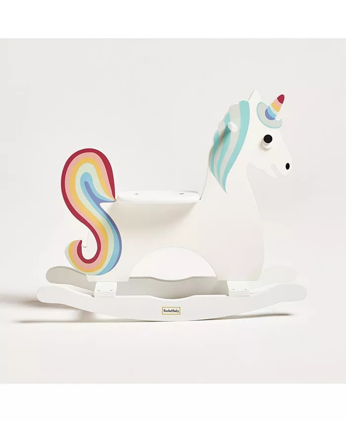 RocketBaby Toddler's Rocking Toy Ercolino the Unicorn - Mycitystee