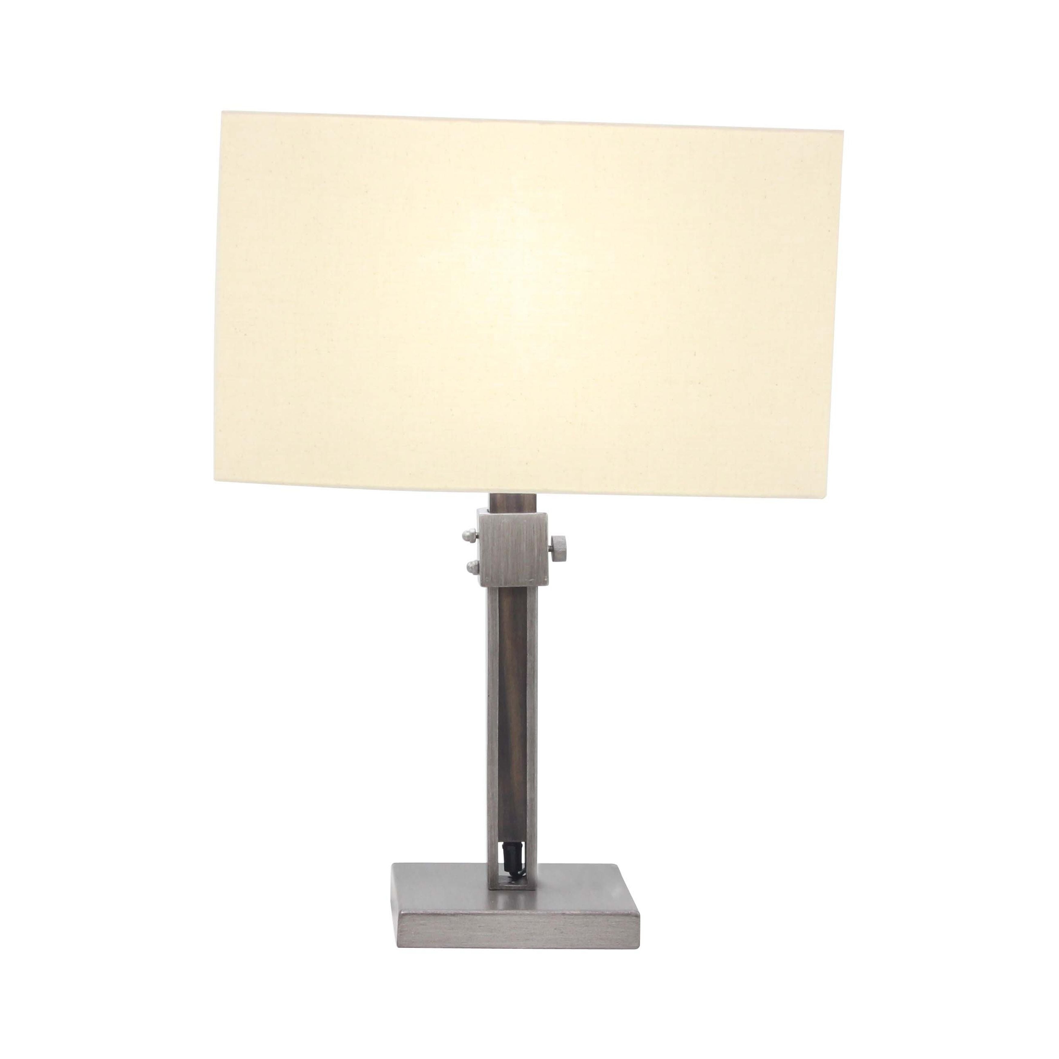 Modern Metal and Pine Wood Adjustable Table Lamp - Mycitystee