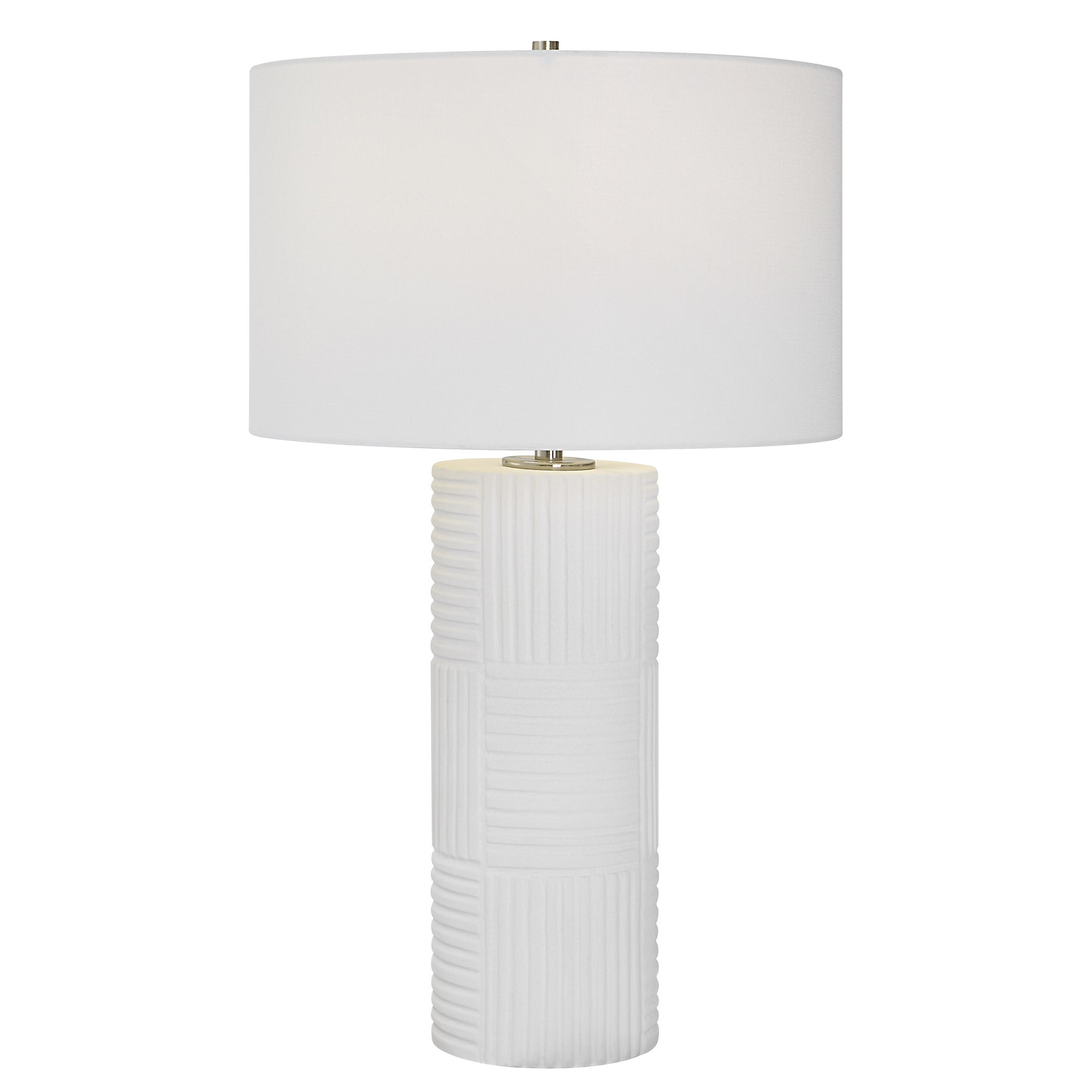 Uttermost Patchwork White Table Lamp - Mycitystee