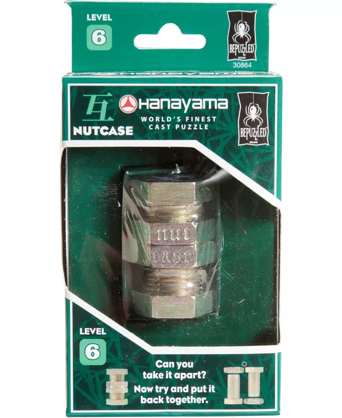BePuzzled Hanayama Level 6 Cast Puzzle - Nutcase - Mycitystee