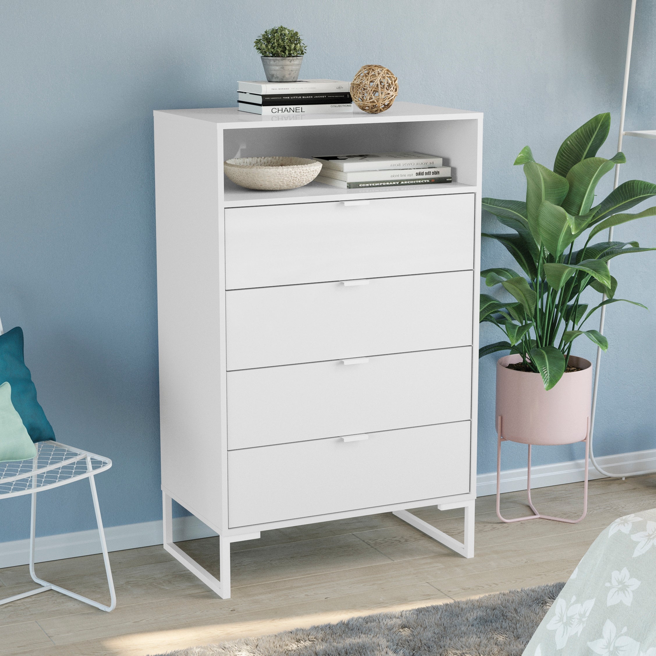 New Collins Tall Chest - 4 Drawers / Niche - - 34495111 - Mycitystee