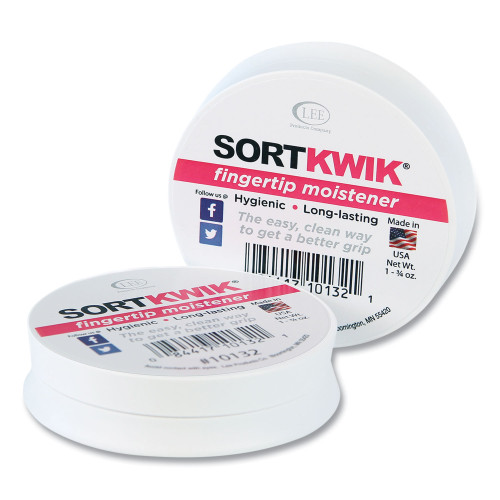 LEE Sortkwik Fingertip Moisteners， 1.75 oz， Pink， 2/Pack (10132) - Mycitystee