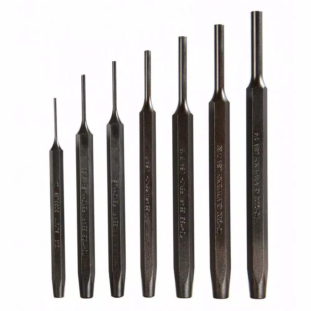 GEARWRENCH Steel Tool Pin Punch Set (7-Piece) and#8211; XDC Depot - Mycitystee