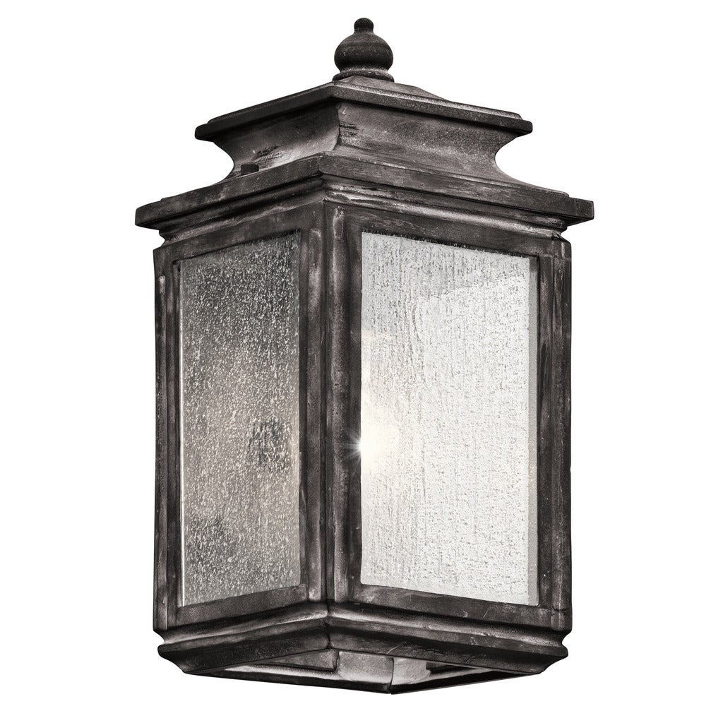 Kichler Lighting Wiscombe Park Collection 1-light Weathered Zinc Outdoor Wall Lantern - Mycitystee