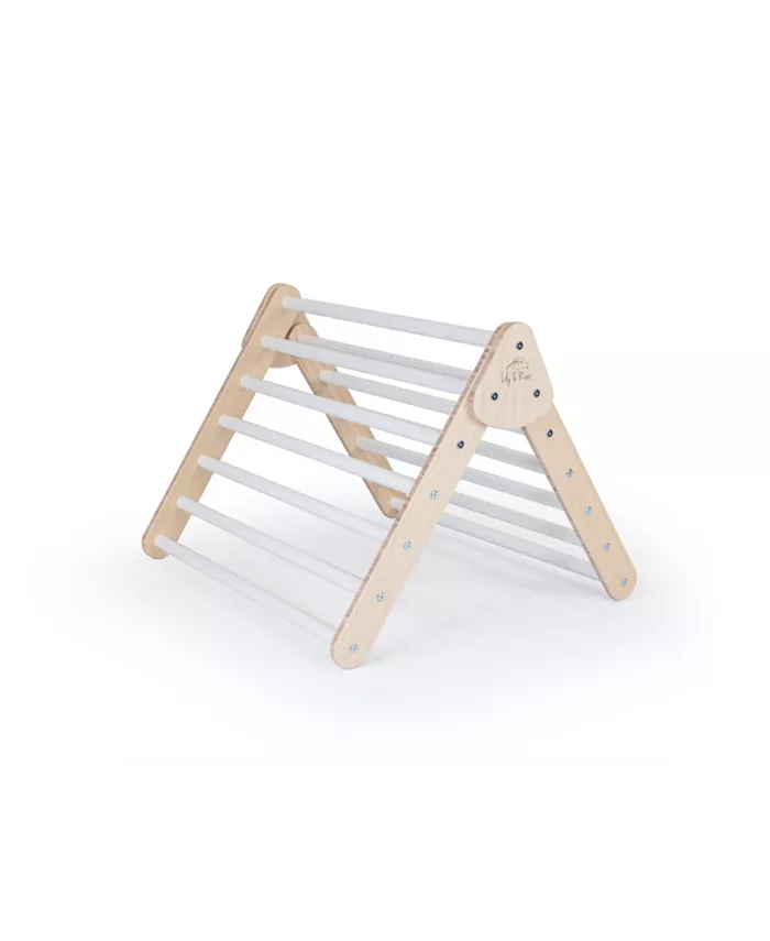 Lily and River Bamboo Little Climber Playset In White - Mycitystee