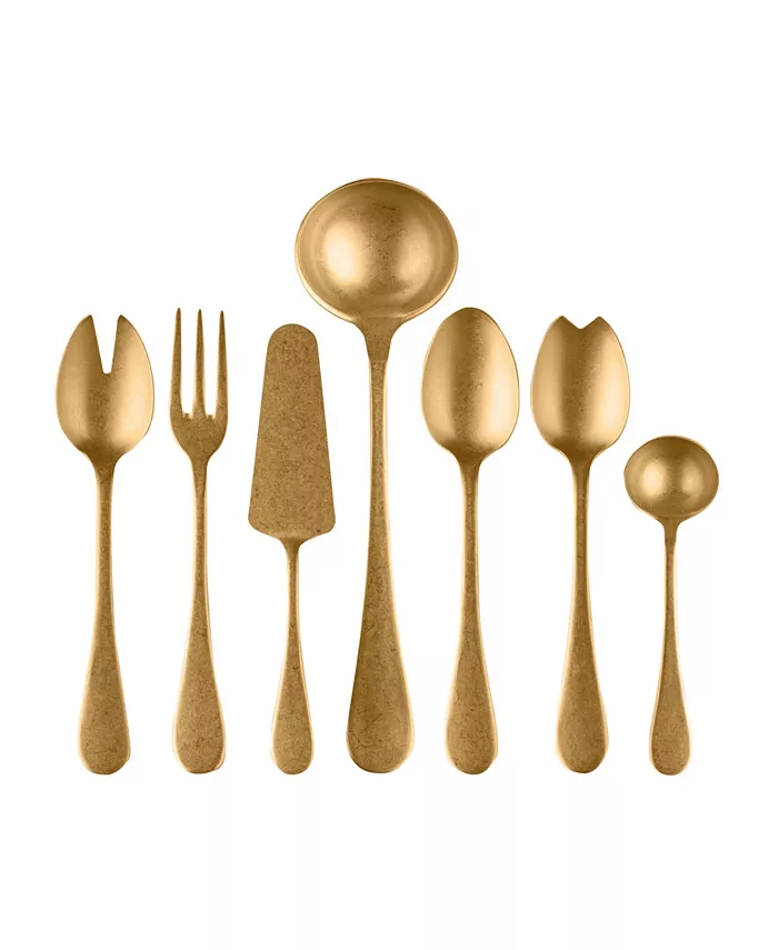 Mepra Vintage-Like Oro Full Serving Set， 7 Piece - Mycitystee