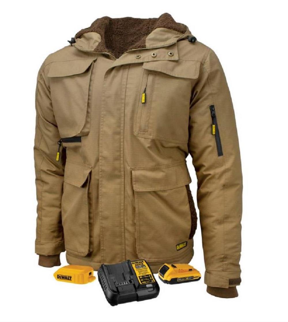DEWALT Mens Rip Stop Canvas Heated Kit Jacket 3X DCHJ091D1-3X from DEWALT - Mycitystee