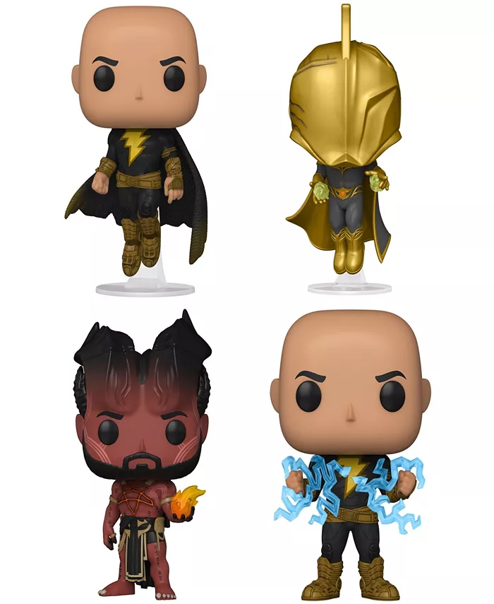 Funko Pop DC Movies Black Adam 4 Piece Collectors Set - Mycitystee