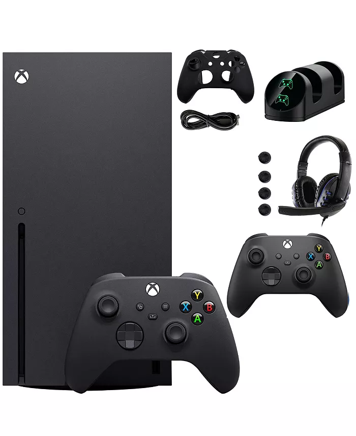 Xbox Series X 1TB Console with Extra Black Controller Accessories Kit - Mycitystee
