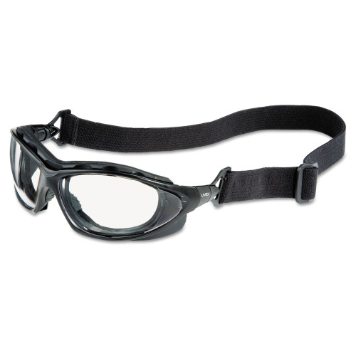 Seismic Sealed Eyewear， Clear Uvextra AF Lens， Black Frame (S0600X) - Mycitystee