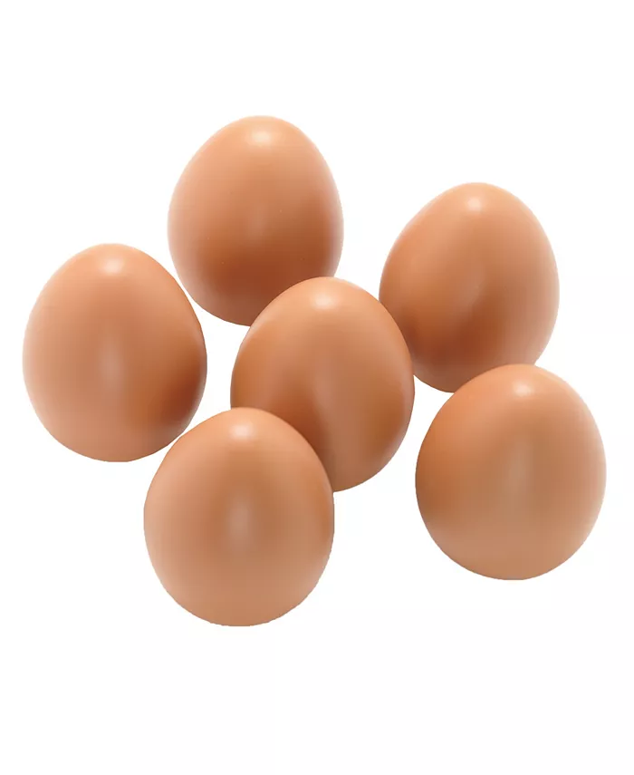 Yellow Door Play Eggs， Pack of 6 - Mycitystee