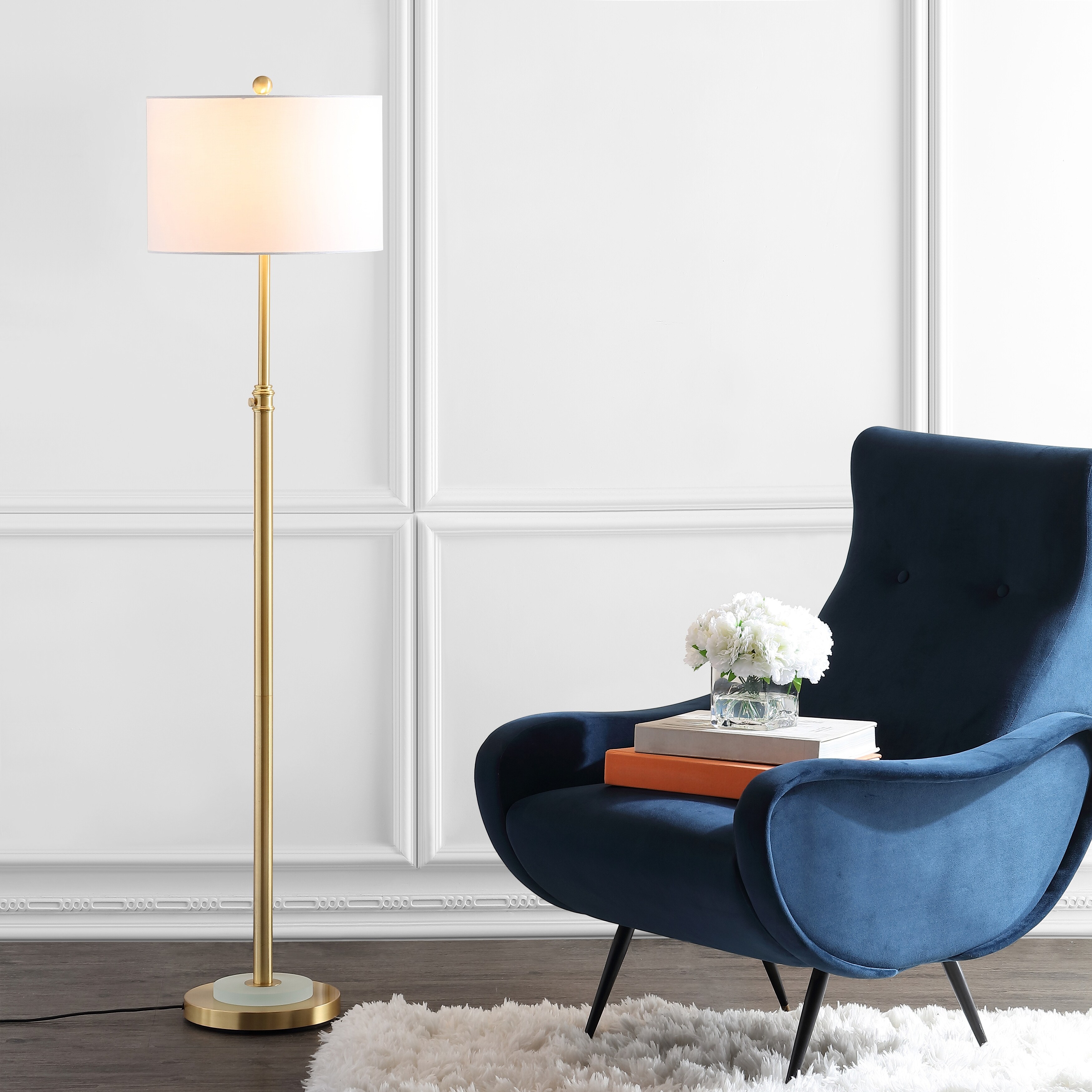 SAFAVIEH Lighting 50-64-inch Adjustable Pierson LED Floor Lamp - Mycitystee