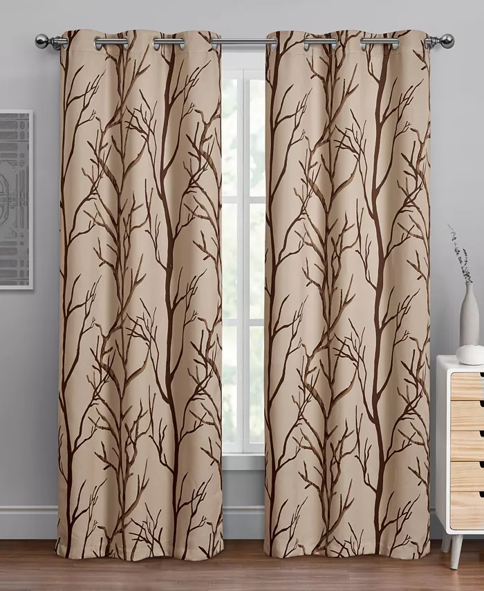 VCNY Home Kingdom Branch Blackout 1-Piece Curtain Panel， 42