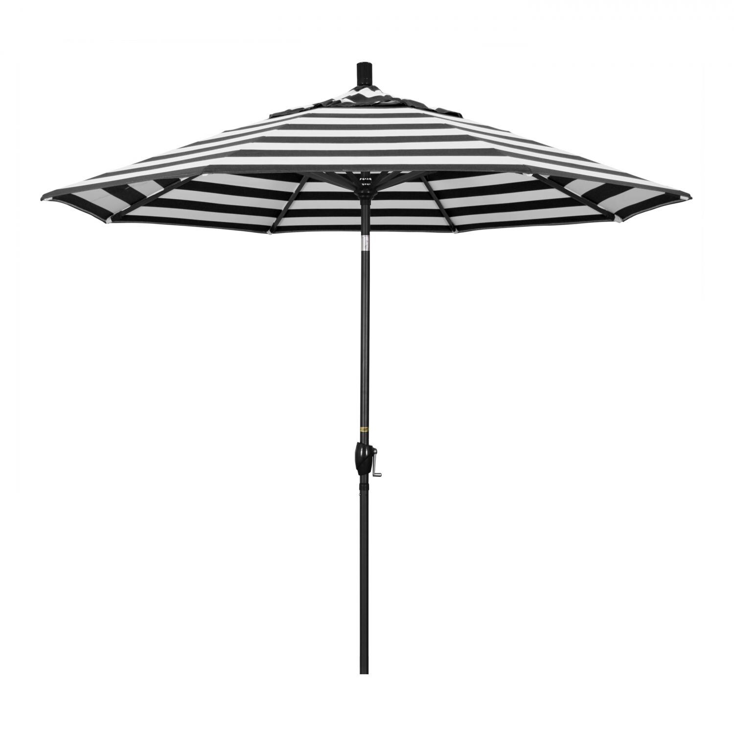 California Umbrella Pacific Trail Series 9 Ft Octagonal Aluminum Push Button Tilt Patio Umbrella W/ Crank Lift - Mycitystee