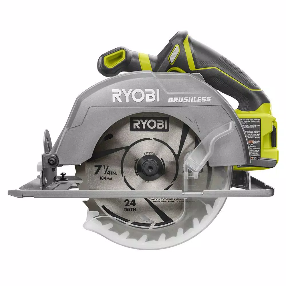 RYOBI 18-Volt ONE+ Cordless Brushless 7-1/4 in. Circular Saw (Tool Only) and#8211; XDC Depot - Mycitystee