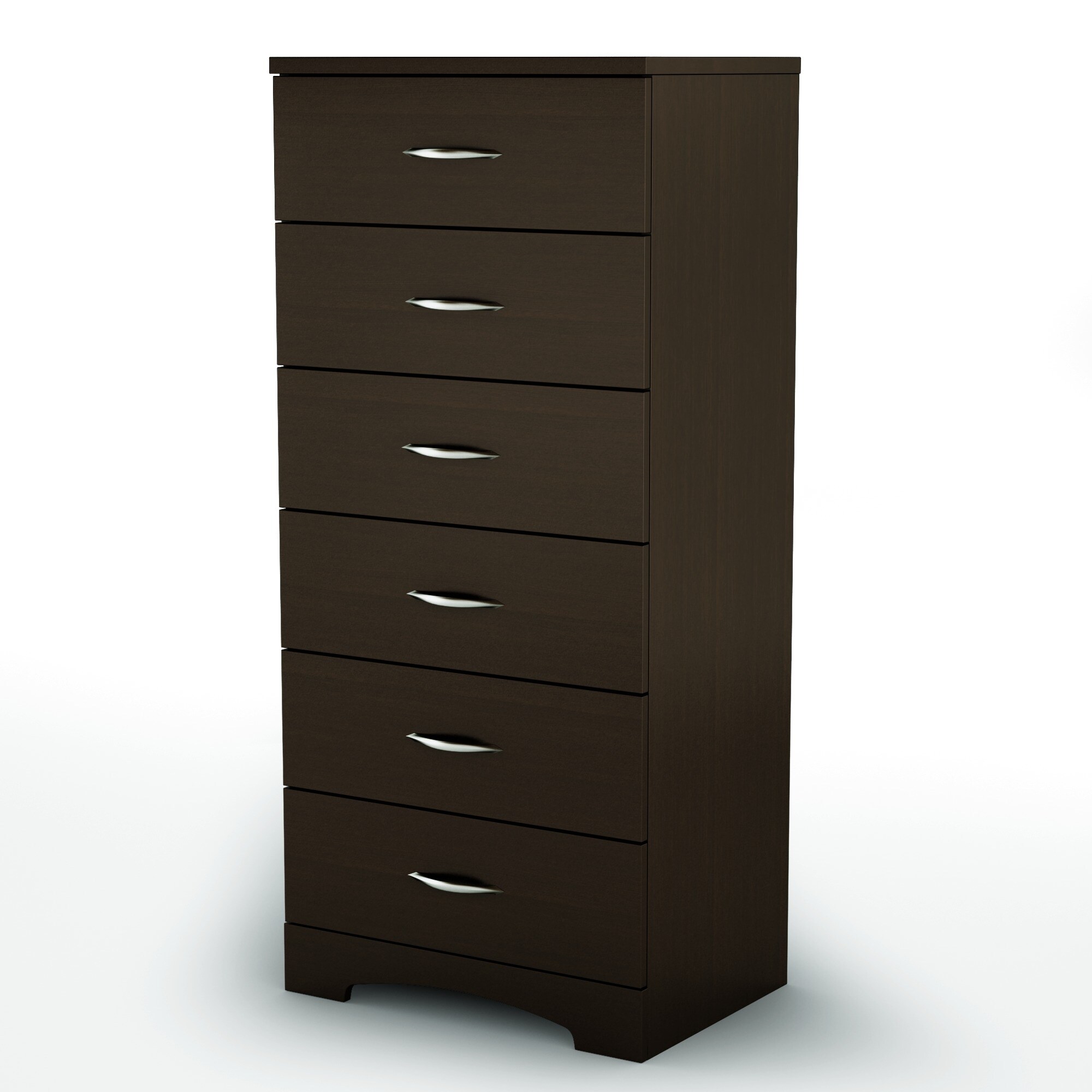 SoHo 6-Drawer Lingerie Chest， Chocolate - - 36139071 - Mycitystee