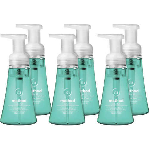 Method Foaming Hand Wash， Waterfall， 10 oz Pump Bottle， 6/Carton (01160) - Mycitystee