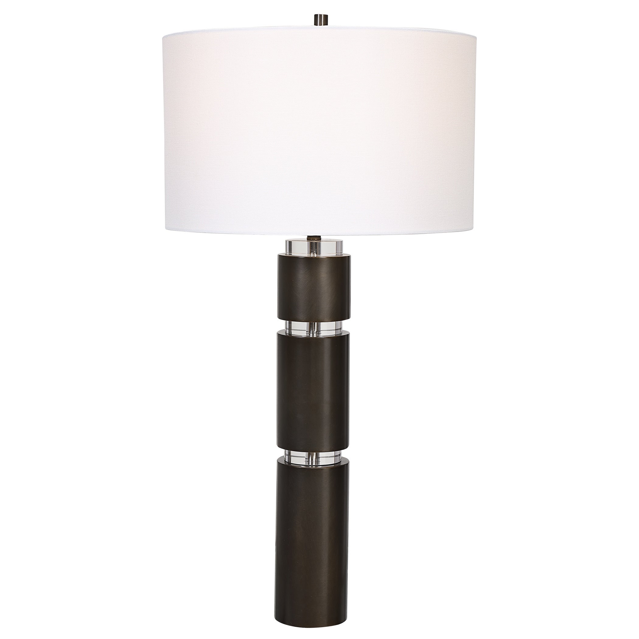 Uttermost Jefferson Dark Bronze Table Lamp - Mycitystee