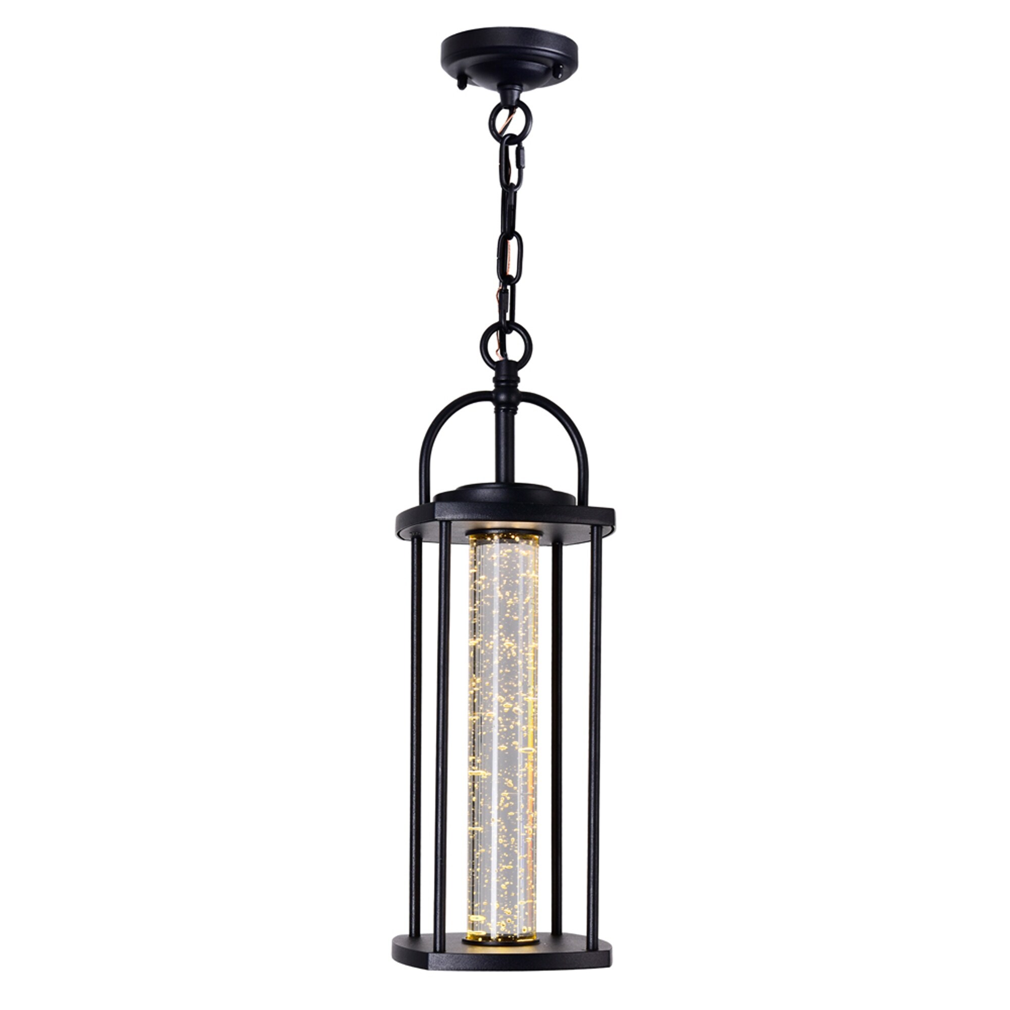 Greenwood LED Outdoor Black Pendant - Mycitystee