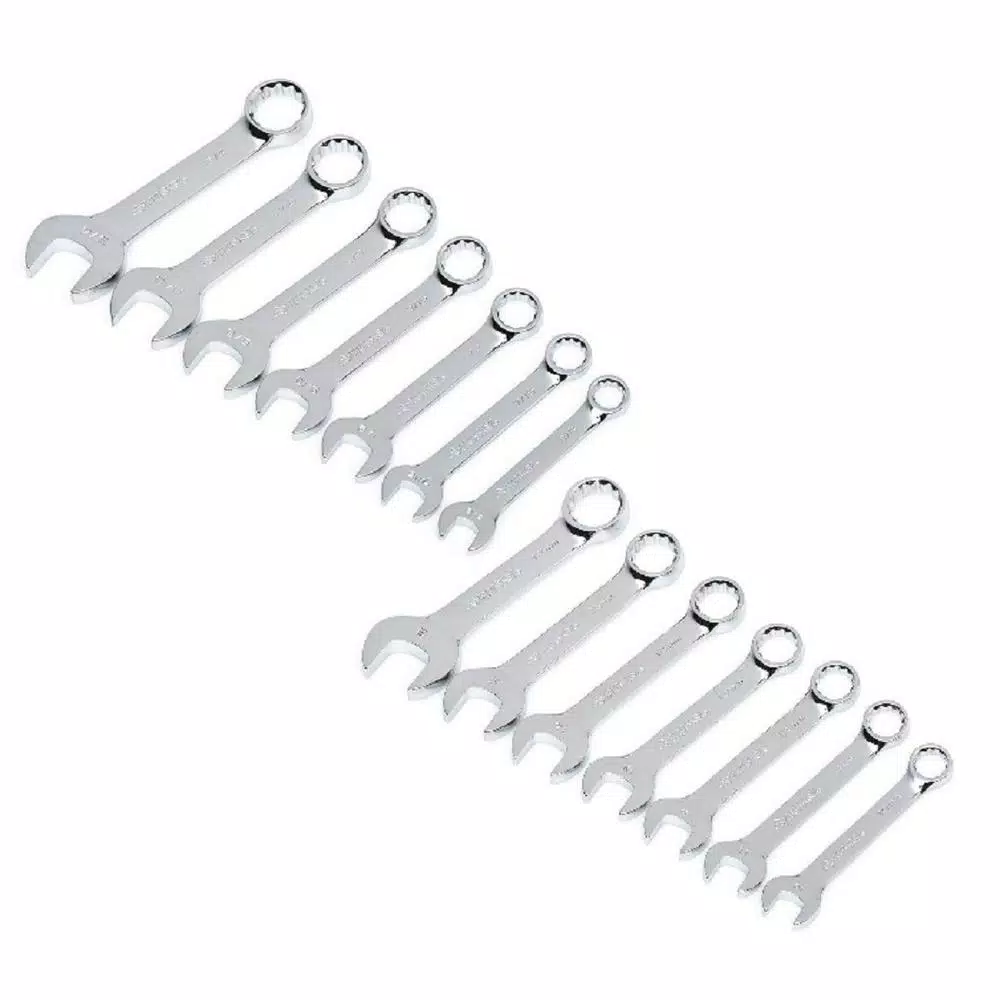 Husky SAE/MM Stubby Wrench Set (14-Piece) and#8211; XDC Depot - Mycitystee