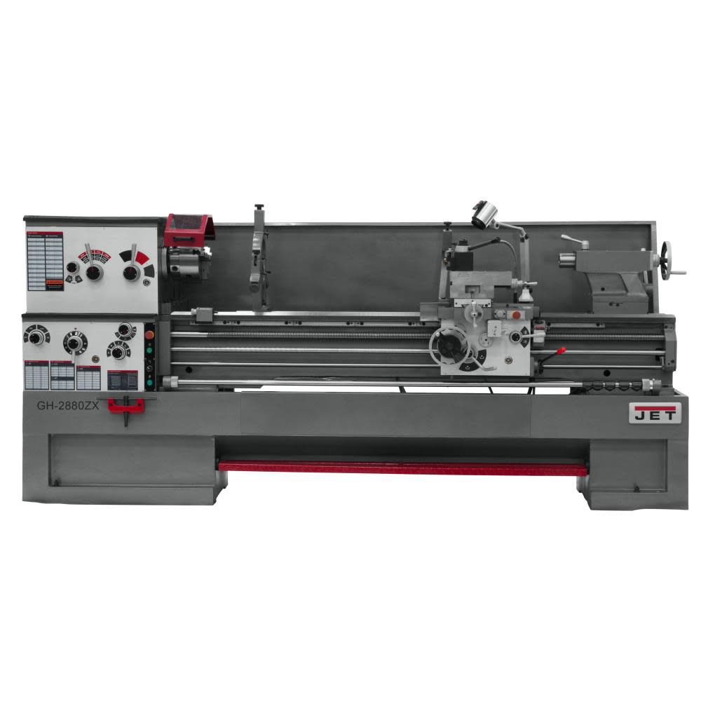 JET Gear Head 22 x 80 ZX Lathe 3-1/8 In. Spindle Bore 321980 from JET - Mycitystee
