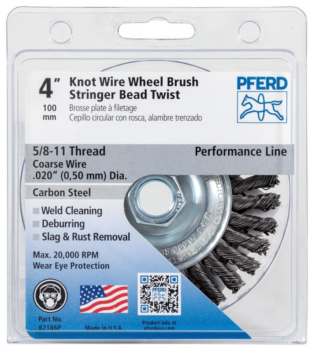 P.O.P. 4 Stringer Bead Wheel.020 CS Wire， 5/8-11 Thread - Mycitystee