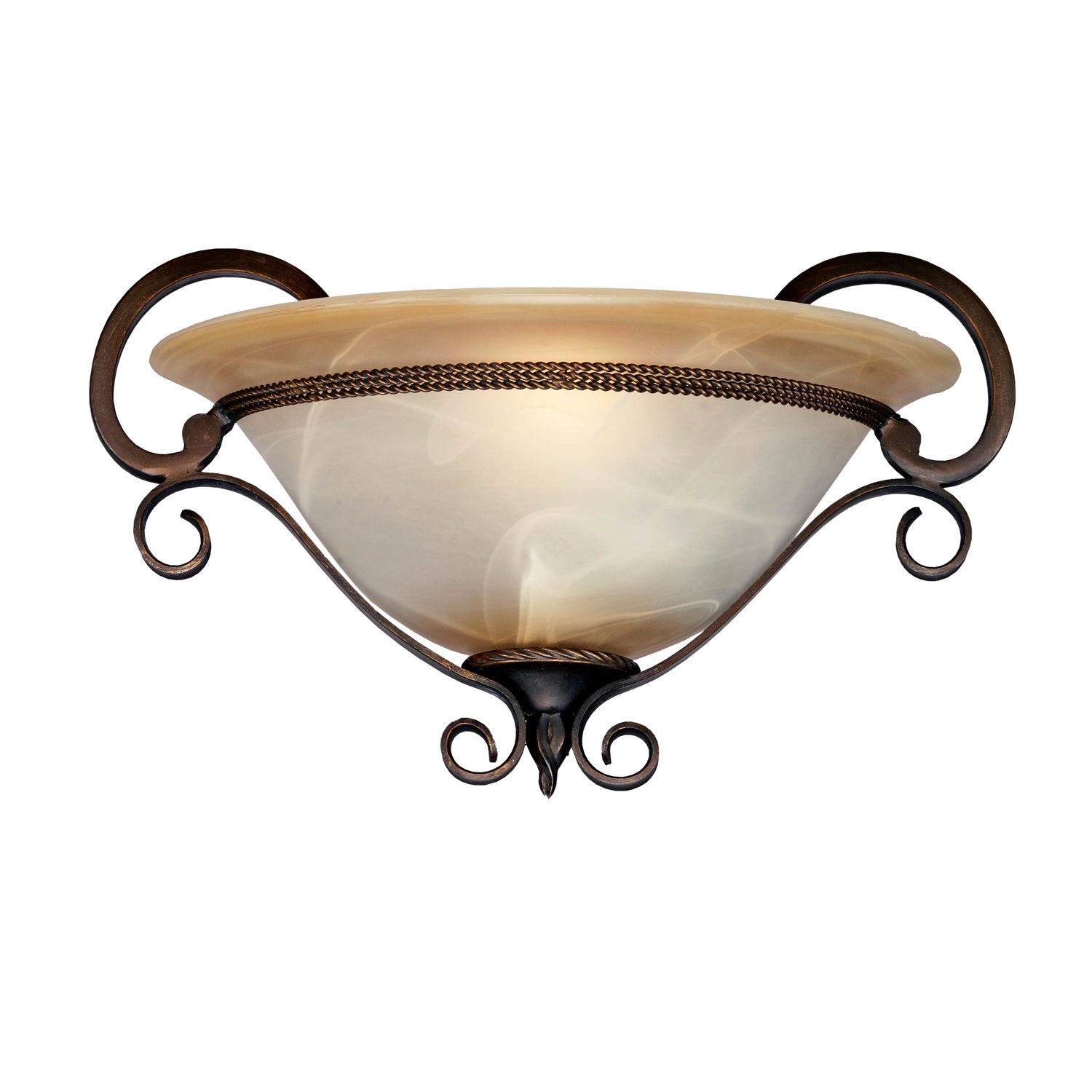 Golden Lighting Meridian Golden Bronze Wall Sconce - Mycitystee