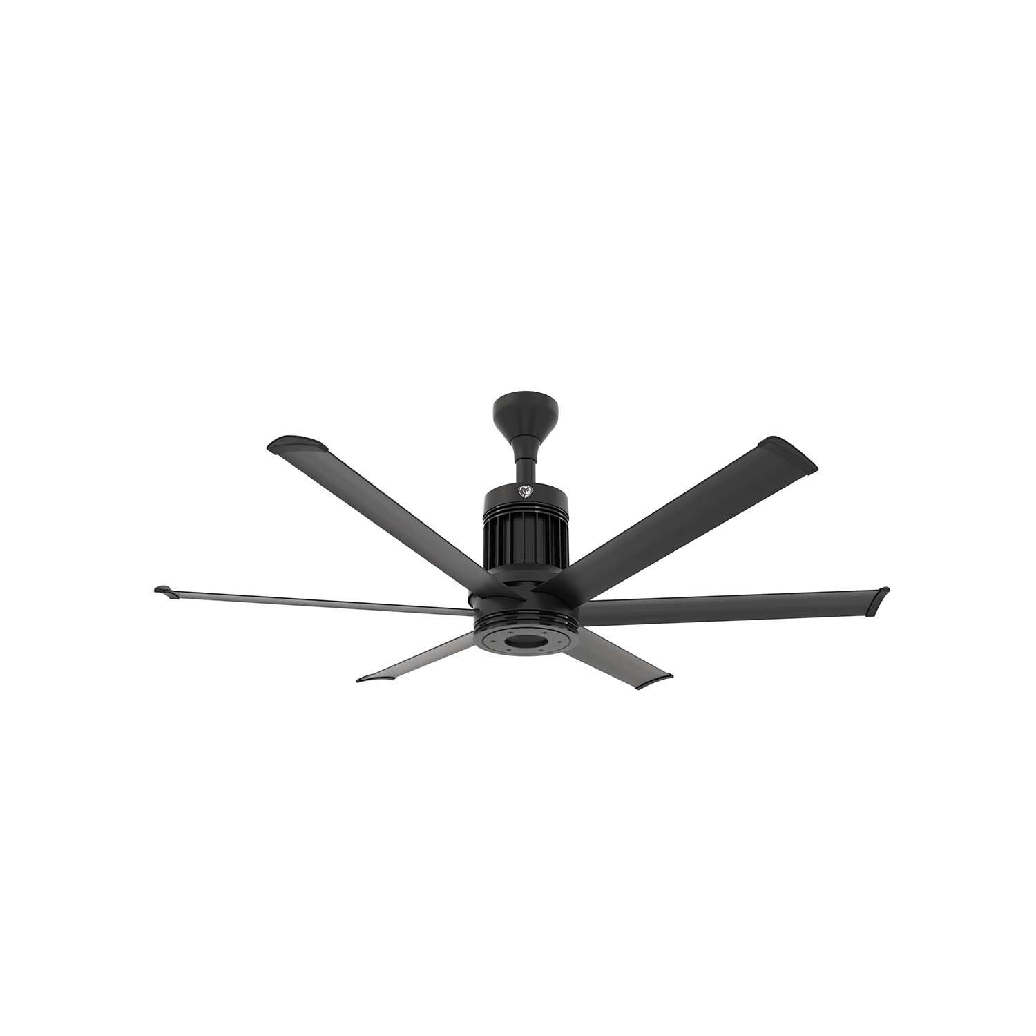 60-Inch i6 Ceiling Fan Universal Mount W/6-Inch Ext Tube Black by Big Ass Fans - Mycitystee