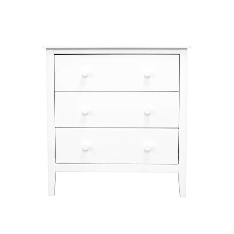 Adeptus Solid Wood Easy Pieces 3 Drawer Chest - White - - 32333931 - Mycitystee