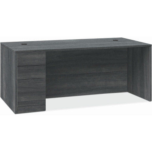 HON 10500 Series Sterling Ash Laminate Desking (105898LLS1) - Mycitystee