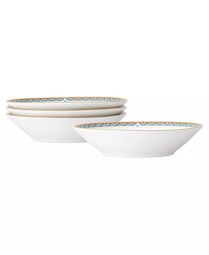 Noritake Serene Garden 4 Piece Fruit Bowls Set， 5
