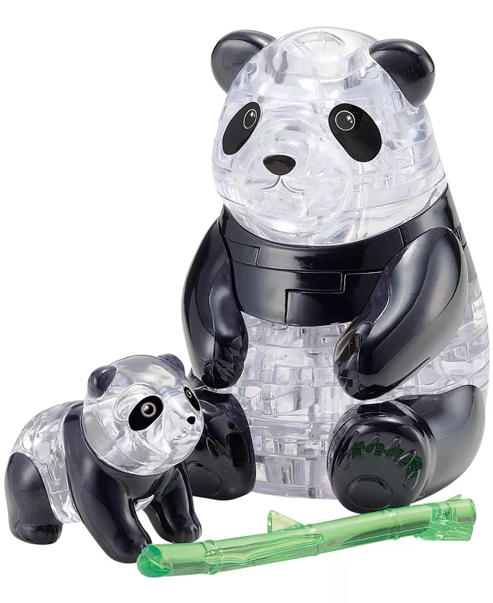 BePuzzled 3D Crystal Puzzle-Panda and Baby - 50 Pcs - Mycitystee