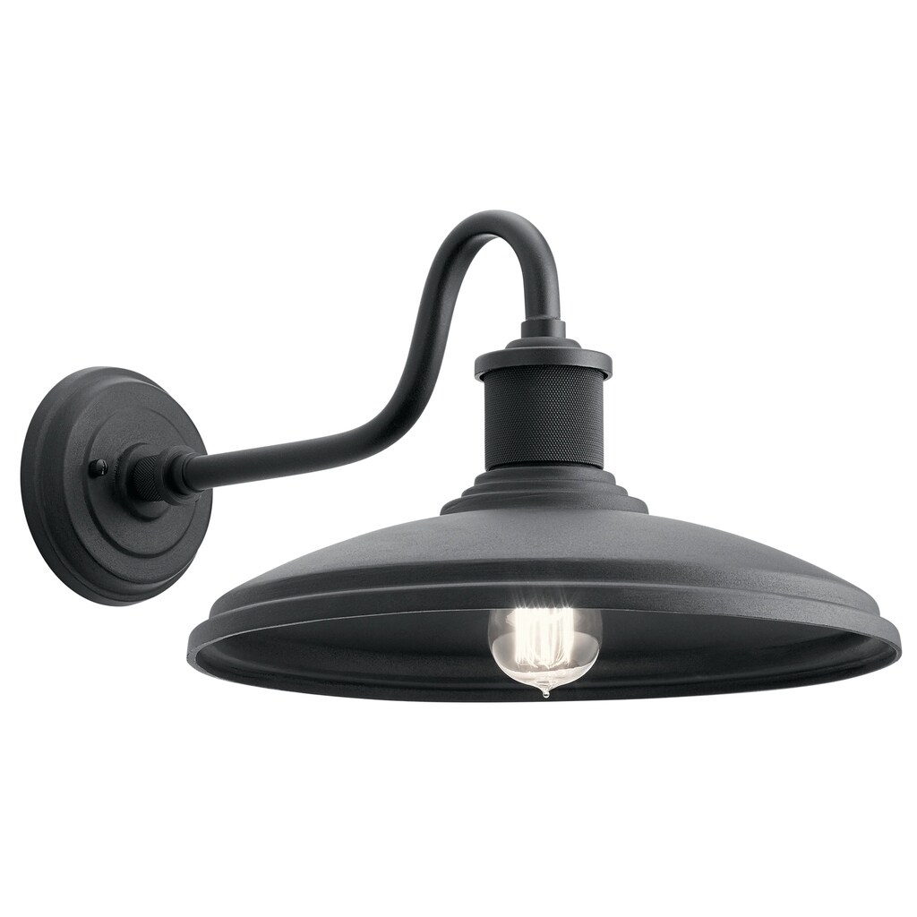 Kichler Lighting Allenbury Collection 1-light Textured Black Outdoor Wall Sconce Shopping - The Best Deals on Outdoor Barn Lights | 25555228 - Mycitystee