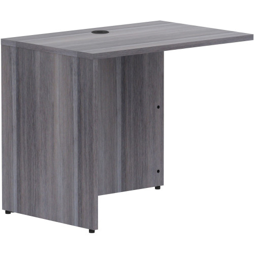 Lorell Weathered Charcoal Laminate Desking (69594) - Mycitystee