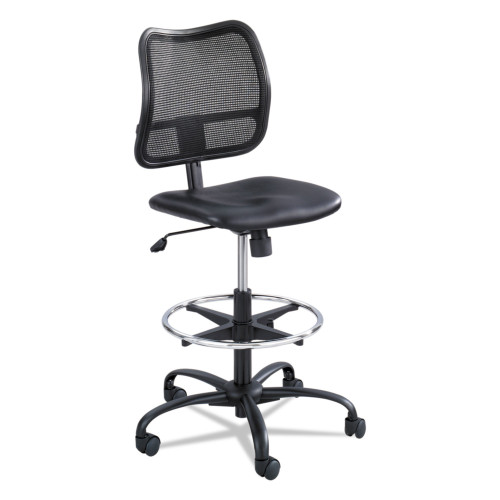 Safco Vue Series Mesh Extended-Height Chair， Supports Up to 250 lb， 23