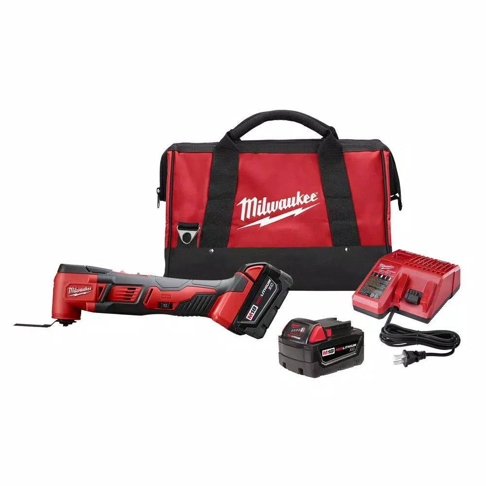 Milwaukee M18 18-Volt Lithium-Ion Cordless Oscillating Multi-Tool Kit w/(2) 3.0Ah Batteries， Accessories， Charger， Bag and#8211; XDC Depot - Mycitystee