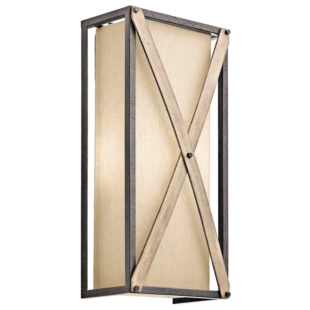 Kichler Lighting Cahoon Collection 2-light Anvil Iron Wall Sconce - Mycitystee