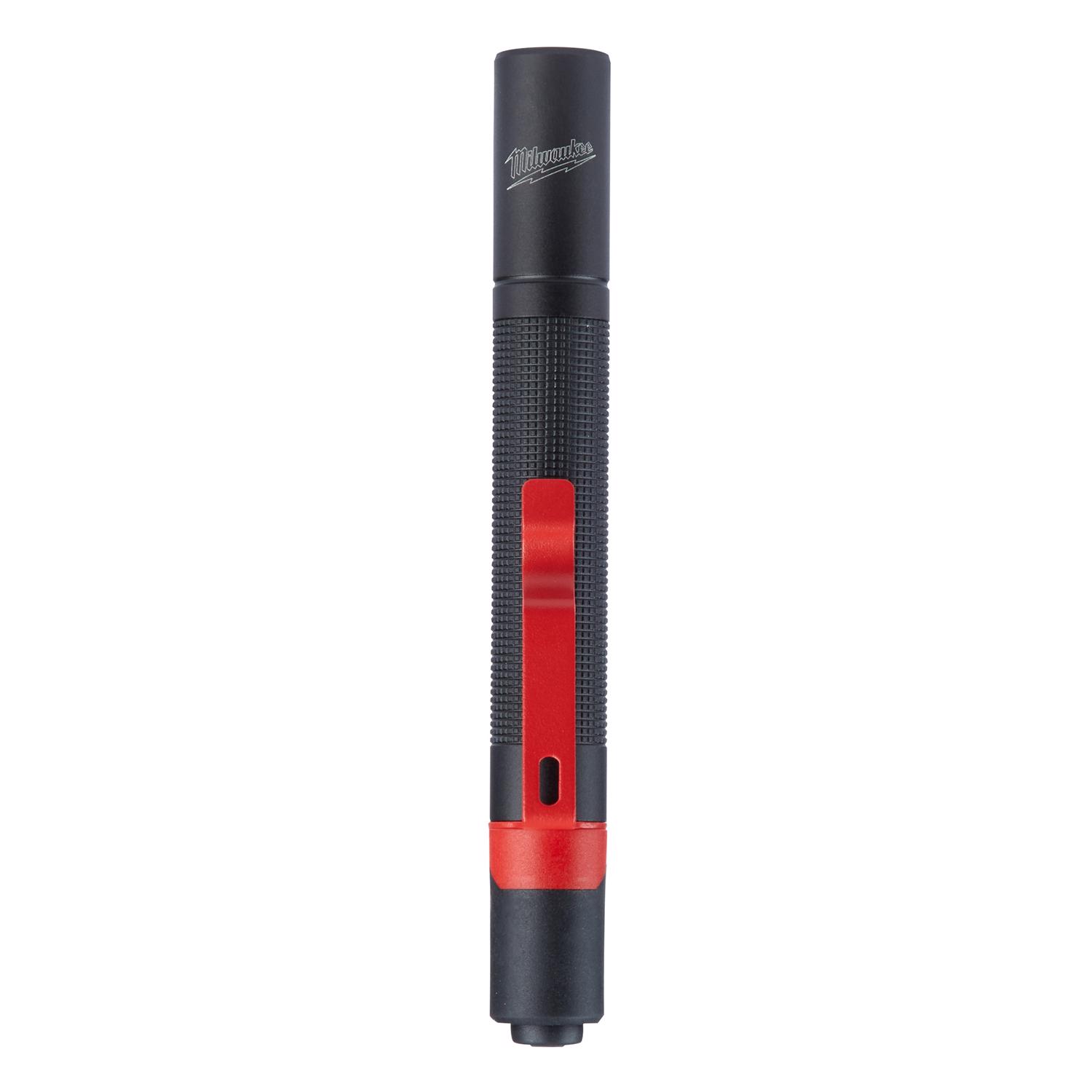 Milwaukee TRUEVIEW 100 lm Black/Red LED Pen Light AAA Battery - Mycitystee
