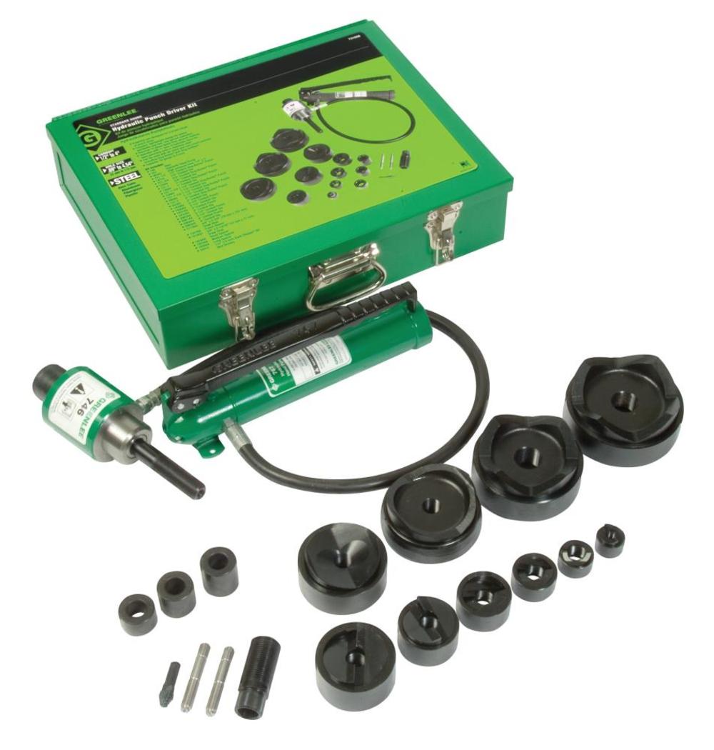 Hydraulic Punch Driver Set 1/2 to 4 In. - Mycitystee