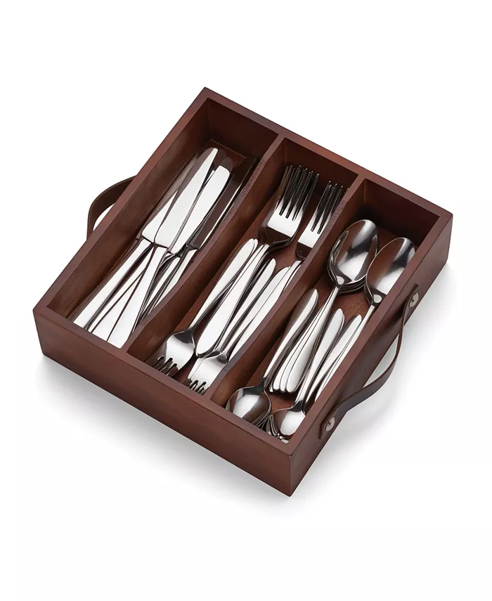 Oneida Mooncrest 30 Piece Flatware Set With Caddy - Mycitystee
