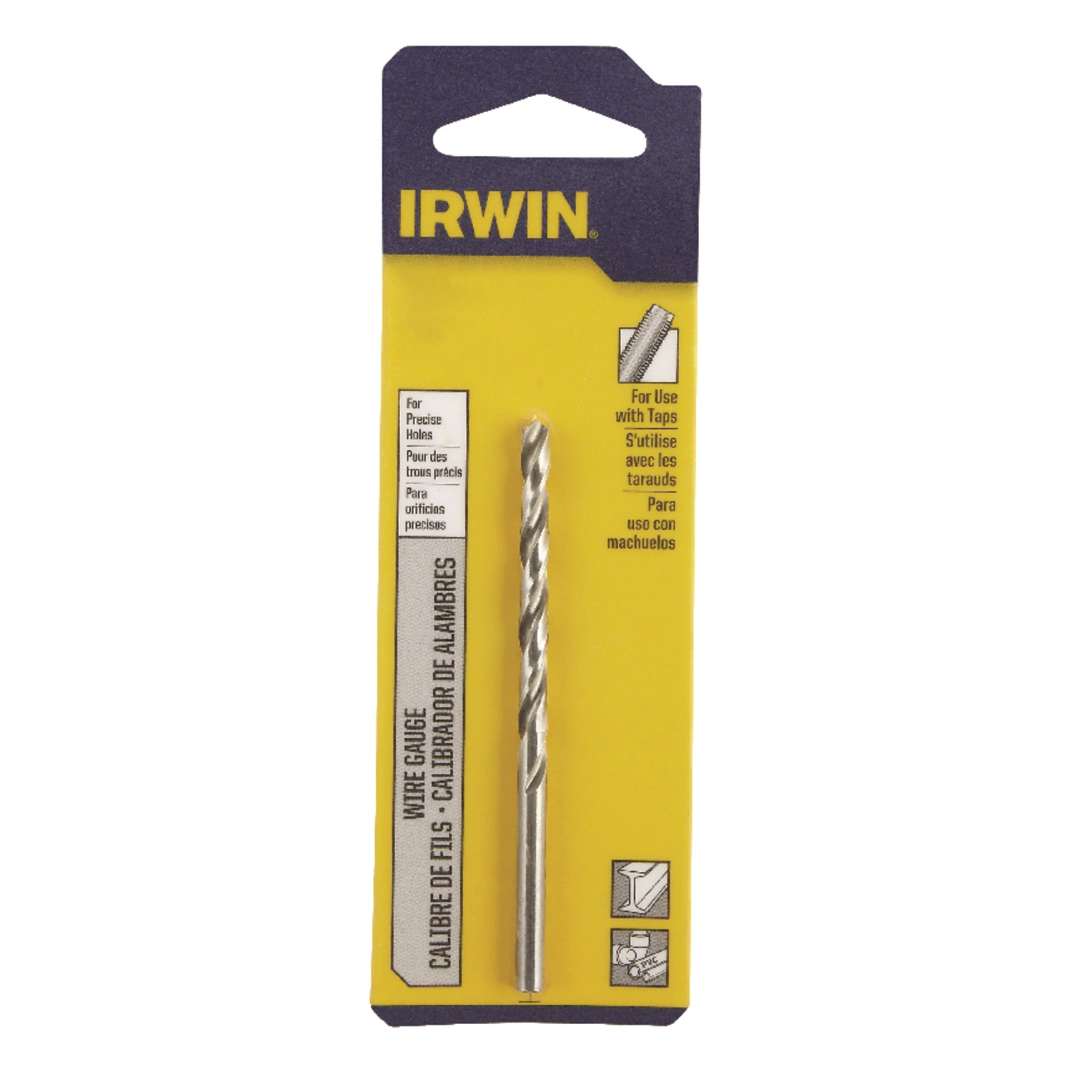 Irwin #20 X 3-1/4 in. L High Speed Steel Jobber Length Wire Gauge Bit 1 pk - Mycitystee